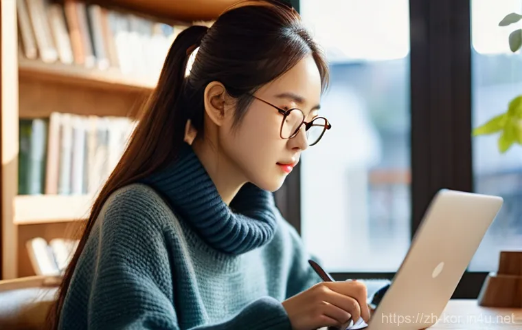 국어 어휘력 평가 기준 - **Prompt:** A young, determined female student in her early twenties, with long, neatly tied brown h...