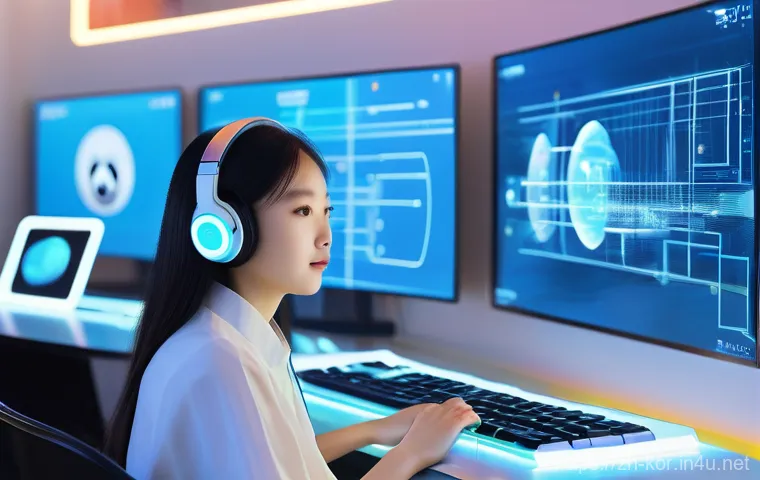 국어 학습에서의 스토리텔링 기법 - **Prompt:** A cozy and brightly lit study room. A diverse group of young adults and teenagers are de...