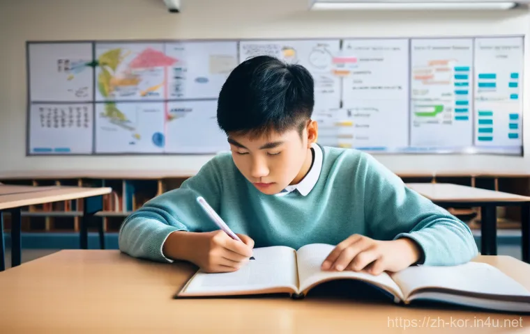 수능 국어 기출 문제 분석 - **Prompt 1: Deep Understanding and Knowledge Synthesis**
    A focused East Asian high school studen...