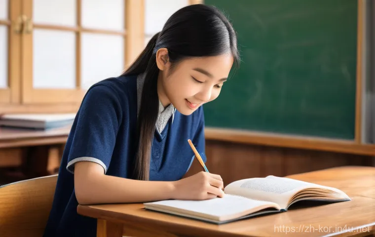 수능 국어 기출 문제 분석 - **Prompt 2: Dynamic Text Analysis and Critical Reading**
    A vibrant illustration depicting an Eas...