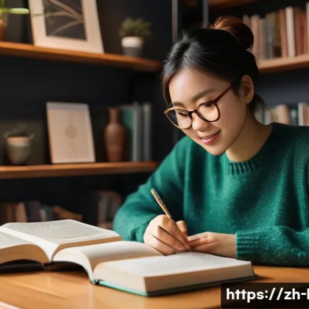 국어 작문 실전 연습 - **Prompt:** A young East Asian woman in her late 20s, dressed in comfortable yet stylish casual wear...