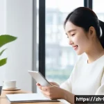 국어 교수법 최신 트렌드 - **AI-Powered Korean Pronunciation Practice**
    A young adult woman, wearing comfortable, modest ev...