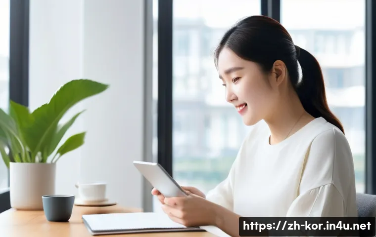 국어 교수법 최신 트렌드 - **AI-Powered Korean Pronunciation Practice**
    A young adult woman, wearing comfortable, modest ev...