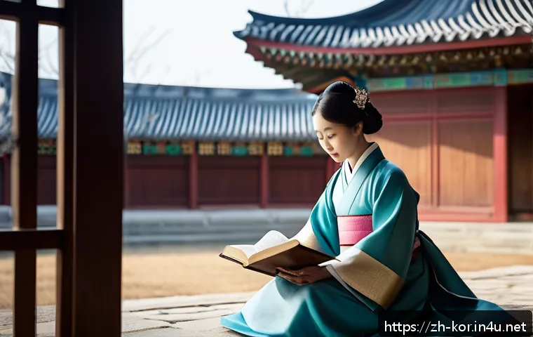 국어 근대문학 이해 - A detailed historical scene depicting Korean modern literature evolution during the late Joseon Dyna...